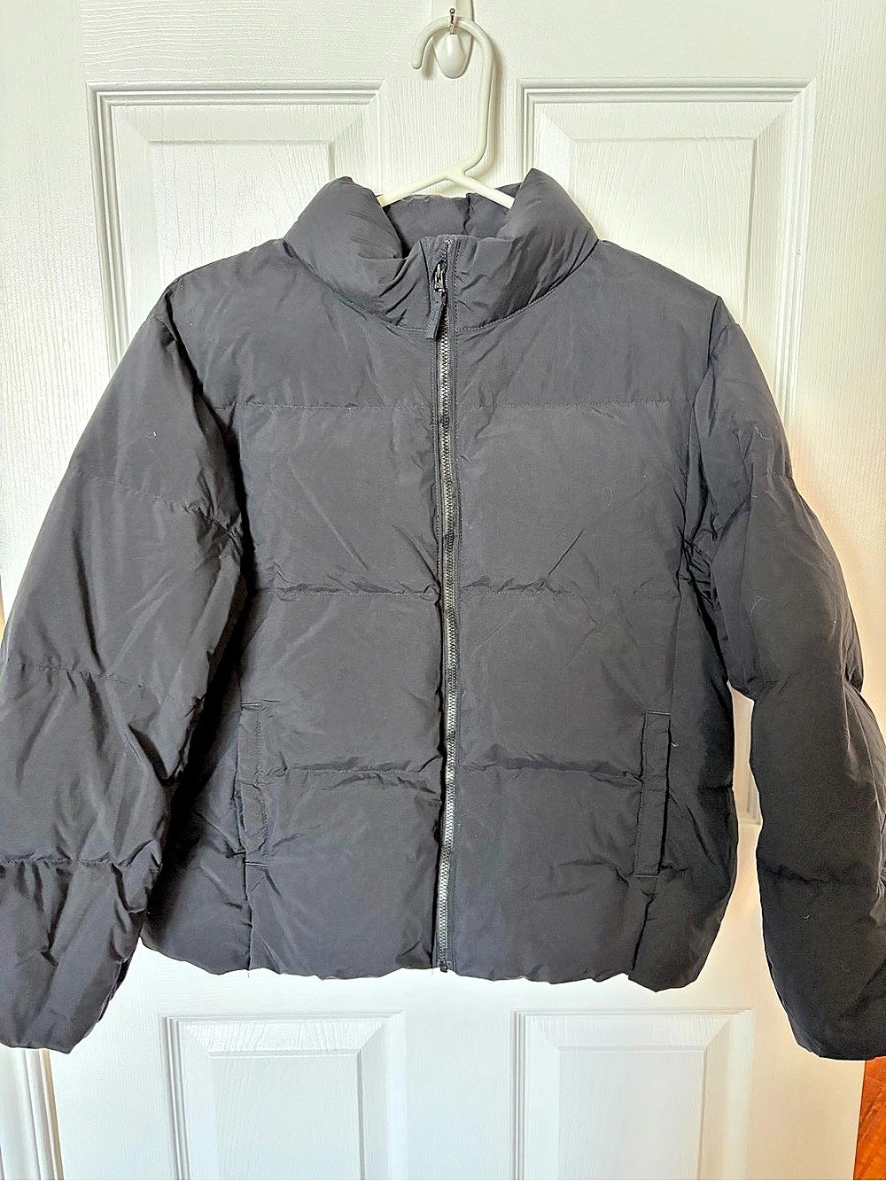 Uniqlo Black Puffer Jacket Size 11-12